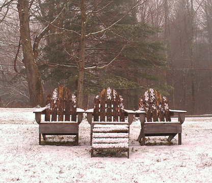 Adirondacks in the snow