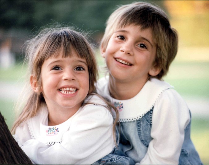 Cait & Amanda in tree